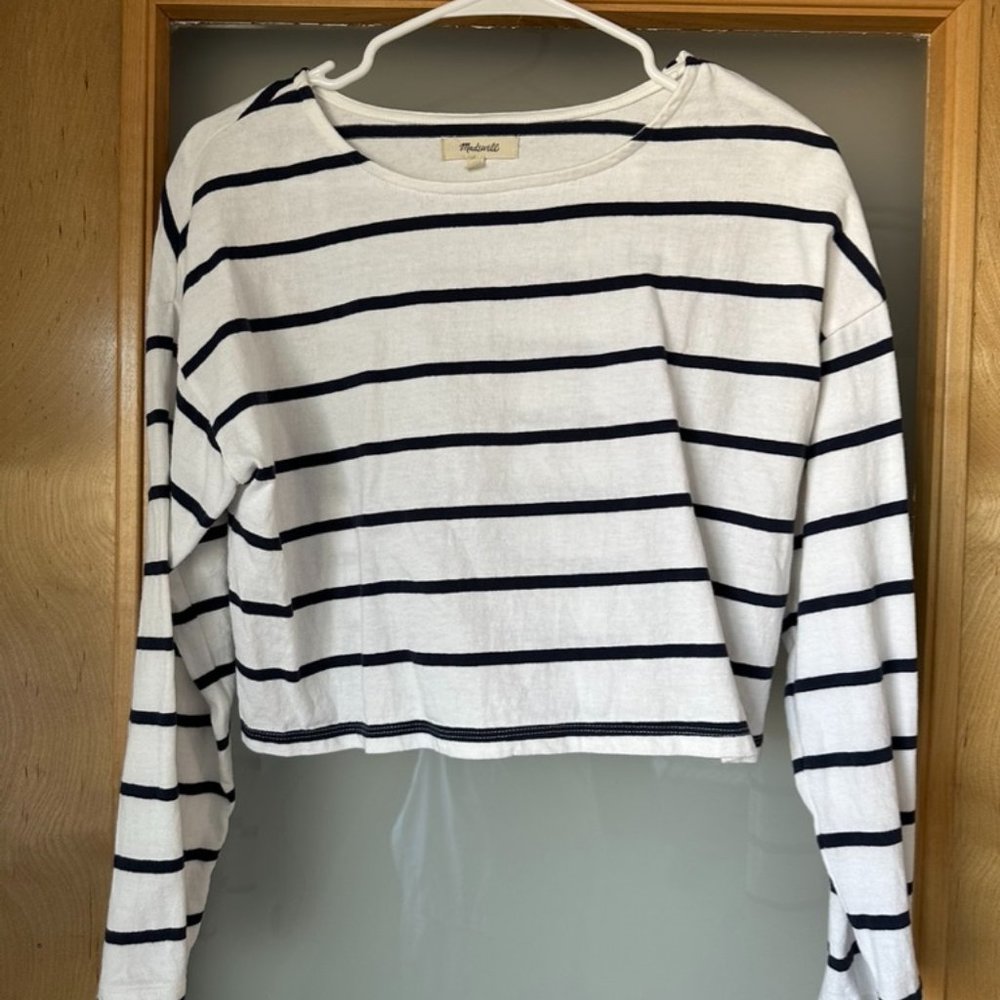 Madewell Sweatershirt Crop Top